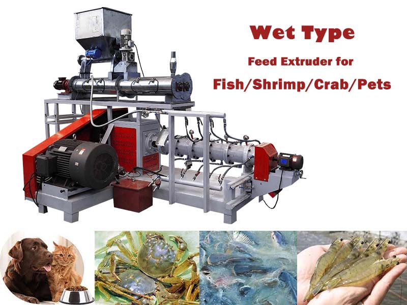 Wet Type Fish Feed Extruder Machine