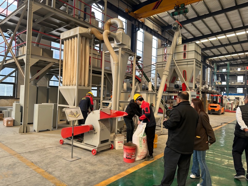 What is the manufacturing process of poultry feed?